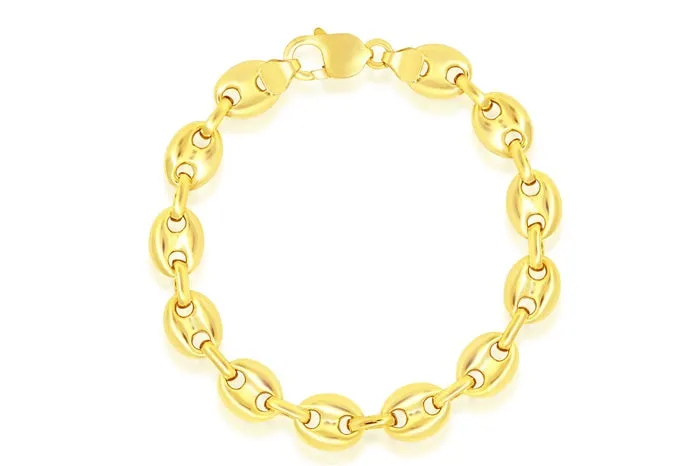 Puff Marina .925 Sterling Silver Chain Bracelet